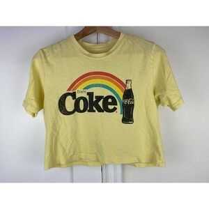 Desert Dreamer XS Yellow ENJOY COKE Crop Coca-Cola T-Shirt
